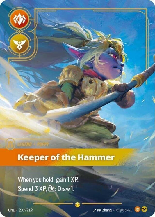 Riftbound: League of Legends Trading Card Game: Poppy - Keeper of the Hammer (Overnumbered) card image