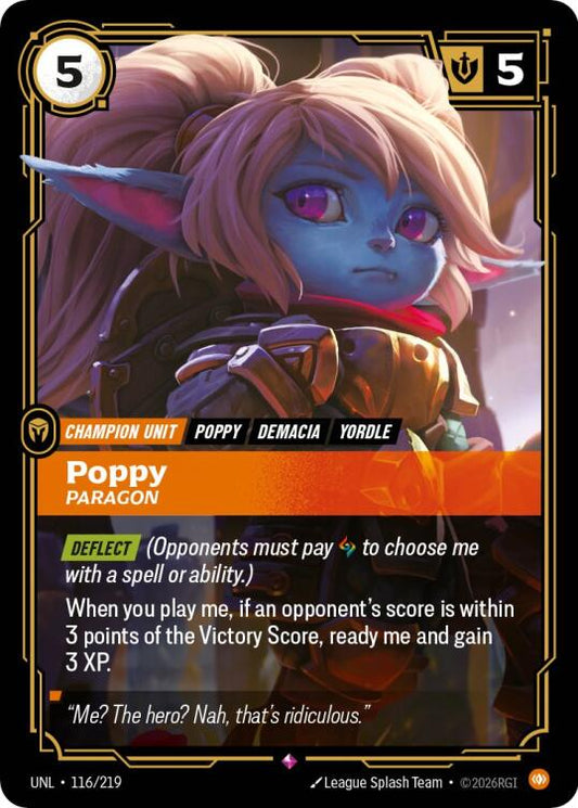 Riftbound: League of Legends Trading Card Game: Poppy - Paragon card image