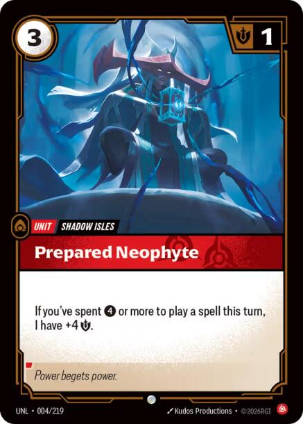 Riftbound: League of Legends Trading Card Game: Prepared Neophyte card image