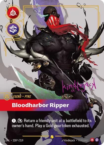 Riftbound: League of Legends Trading Card Game: Pyke - Bloodharbor Ripper (Signature) card image