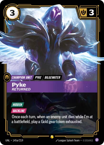 Riftbound: League of Legends Trading Card Game: Pyke - Returned (Alternate Art) card image