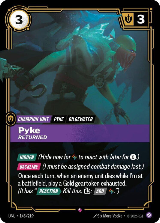 Riftbound: League of Legends Trading Card Game: Pyke - Returned card image