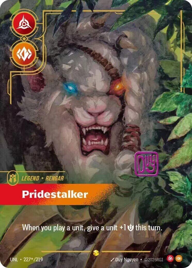 Riftbound: League of Legends Trading Card Game: Rengar - Pridestalker (Signature) card image