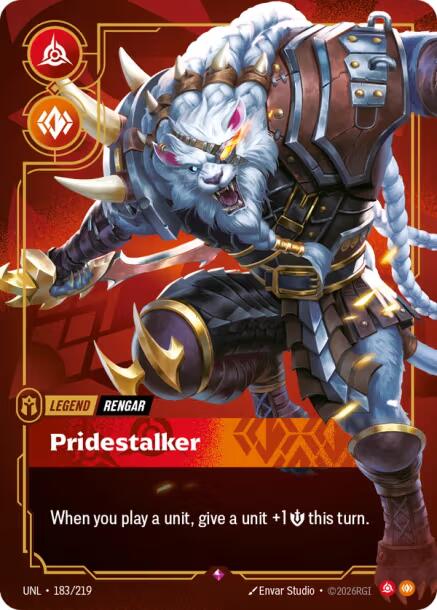 Riftbound: League of Legends Trading Card Game: Rengar - Pridestalker card image