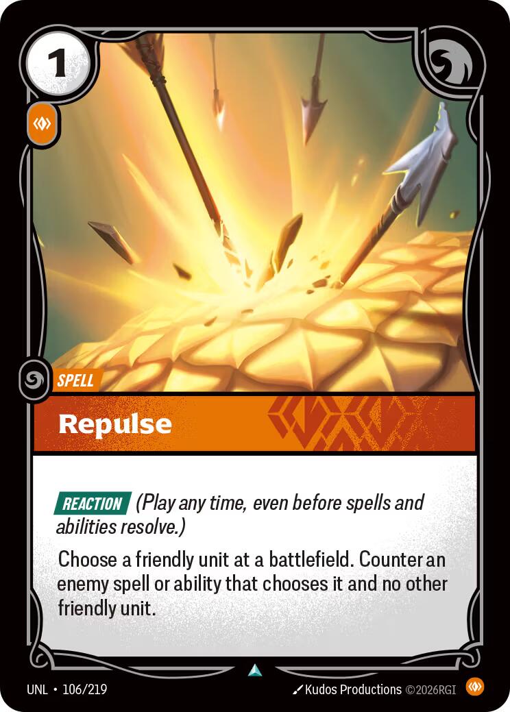 Riftbound: League of Legends Trading Card Game: Repulse card image