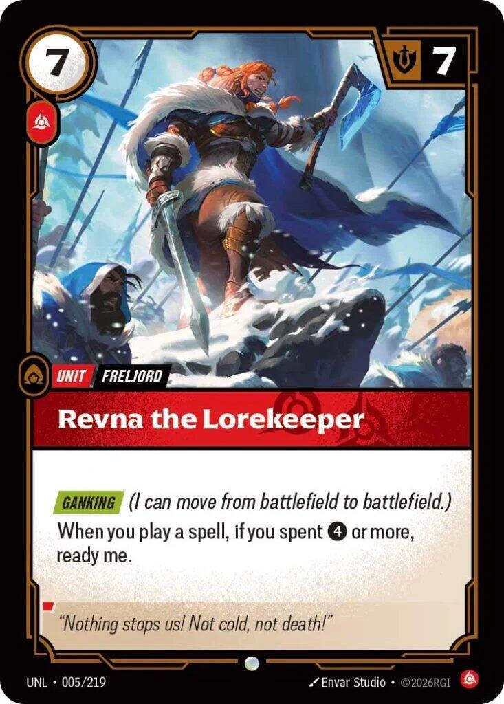 Riftbound: League of Legends Trading Card Game: Revna the Lorekeeper card image