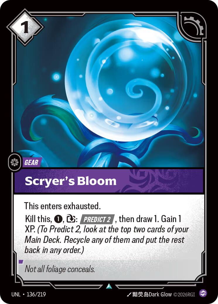 Riftbound: League of Legends Trading Card Game: Scryer's Bloom card image