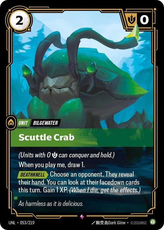 Riftbound: League of Legends Trading Card Game: Scuttle Crab card image