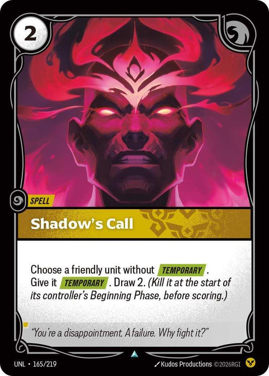 Riftbound: League of Legends Trading Card Game: Shadow's Call card image