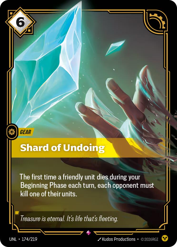 Riftbound: League of Legends Trading Card Game: Shard of Undoing card image