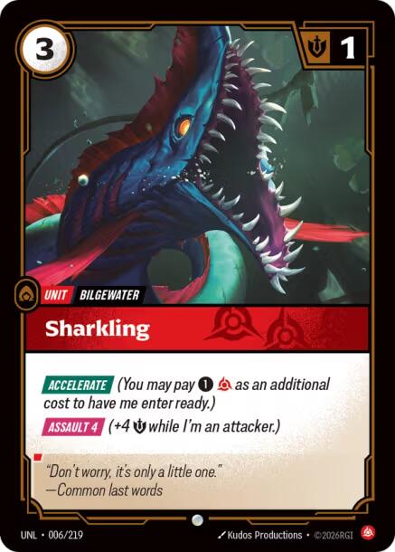 Riftbound: League of Legends Trading Card Game: Sharkling card image