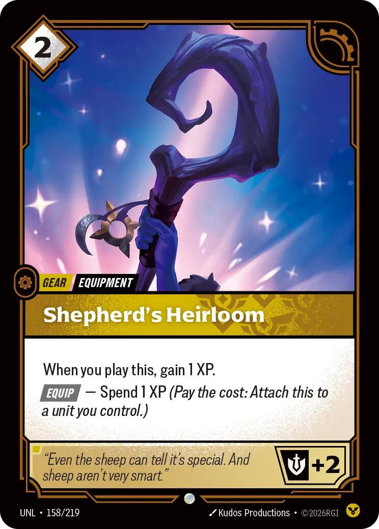 Riftbound: League of Legends Trading Card Game: Shepherd's Heirloom card image