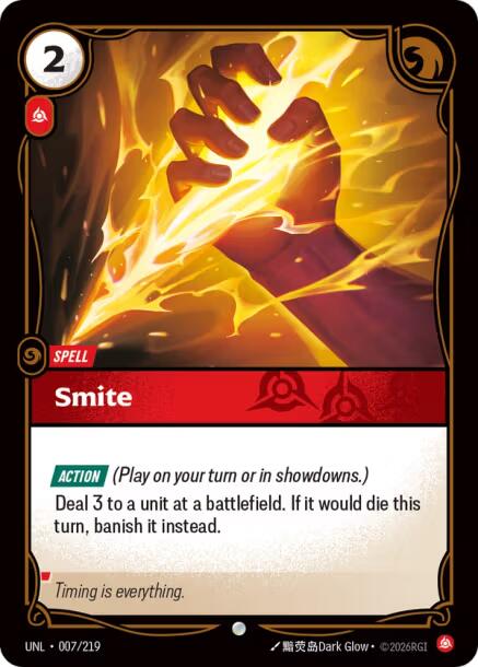 Riftbound: League of Legends Trading Card Game: Smite card image