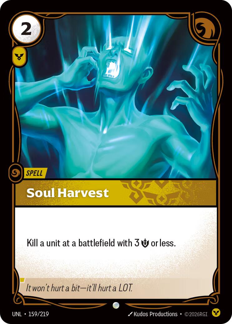 Riftbound: League of Legends Trading Card Game: Soul Harvest card image