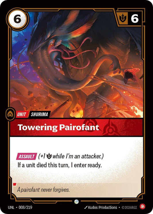 Riftbound: League of Legends Trading Card Game: Towering Pairofant card image