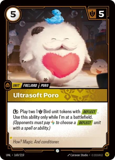 Riftbound: League of Legends Trading Card Game: Ultrasoft Poro card image