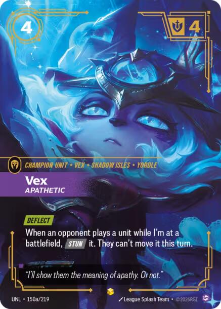 Riftbound: League of Legends Trading Card Game: Vex - Apathetic (Alternate Art) card image