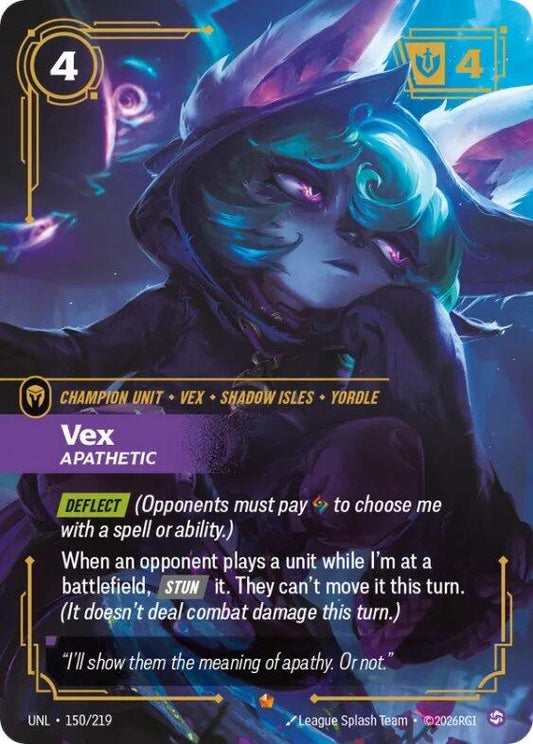 Riftbound: League of Legends Trading Card Game: Vex - Apathetic card image