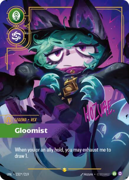 Riftbound: League of Legends Trading Card Game: Vex - Gloomist (Signature) card image
