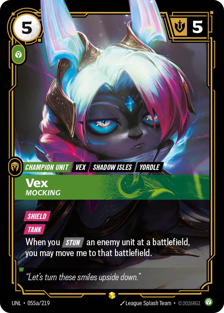 Riftbound: League of Legends Trading Card Game: Vex - Mocking (Alternate Art) card image