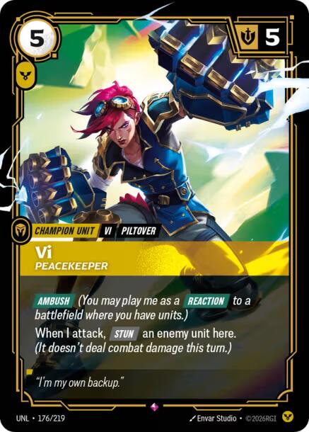 Riftbound: League of Legends Trading Card Game: Vi - Peacekeeper card image