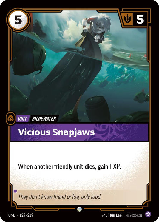 Riftbound: League of Legends Trading Card Game: Vicious Snapjaws card image