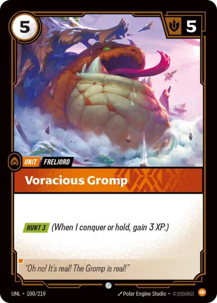 Riftbound: League of Legends Trading Card Game: Voracious Gromp card image
