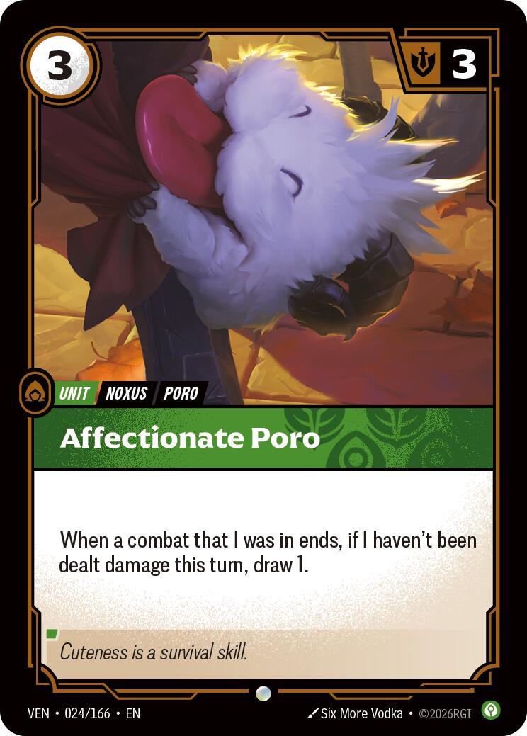 Riftbound: League of Legends Trading Card Game: Affectionate Poro card image