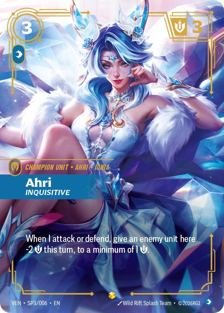 Riftbound: League of Legends Trading Card Game: Ahri - Inquisitive card image