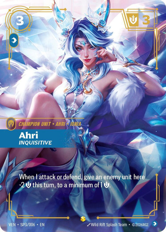 Riftbound: League of Legends Trading Card Game: Ahri - Inquisitive card image