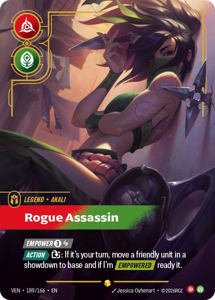 Riftbound: League of Legends Trading Card Game: Akali - Rogue Assassin (Overnumbered) card image