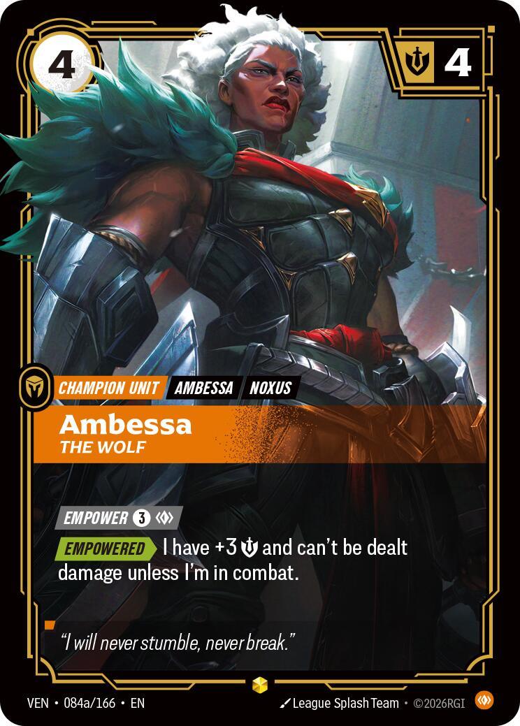 Riftbound: League of Legends Trading Card Game: Ambessa - The Wolf (Alternate Art) card image