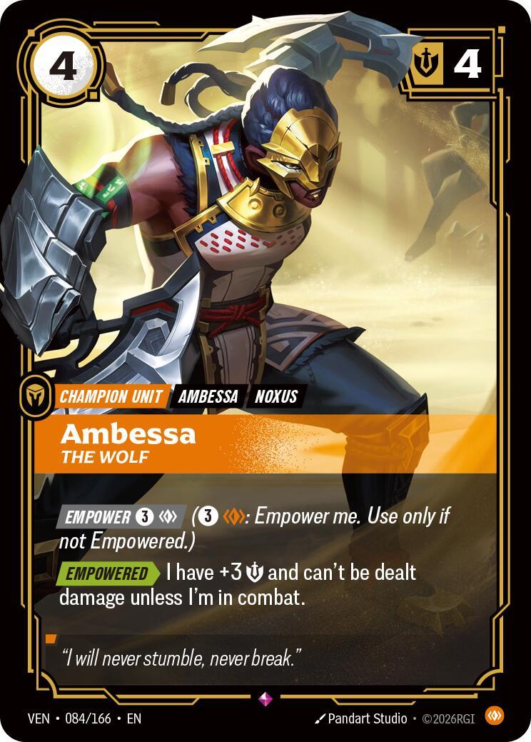 Riftbound: League of Legends Trading Card Game: Ambessa - The Wolf card image