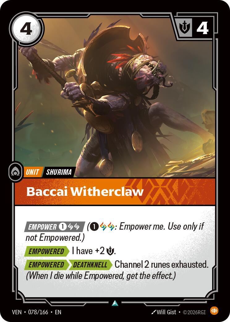 Riftbound: League of Legends Trading Card Game: Baccai Witherclaw card image