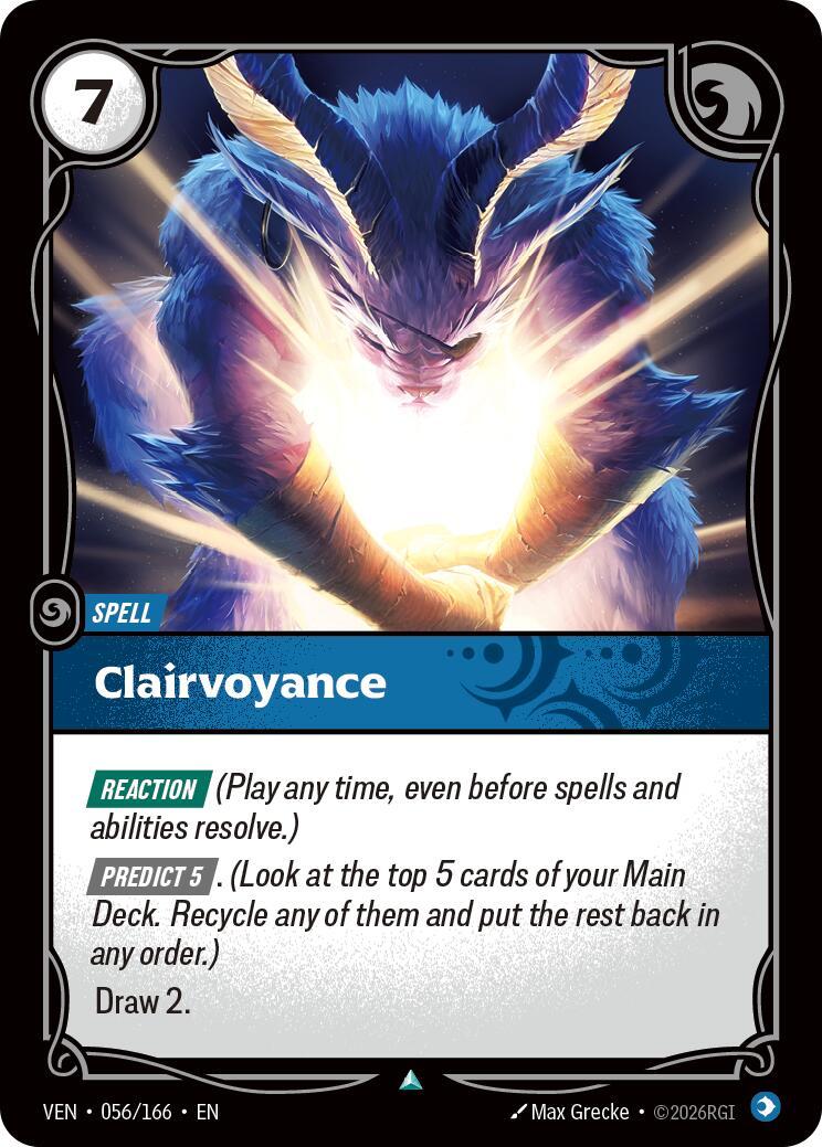 Riftbound: League of Legends Trading Card Game: Clairvoyance card image