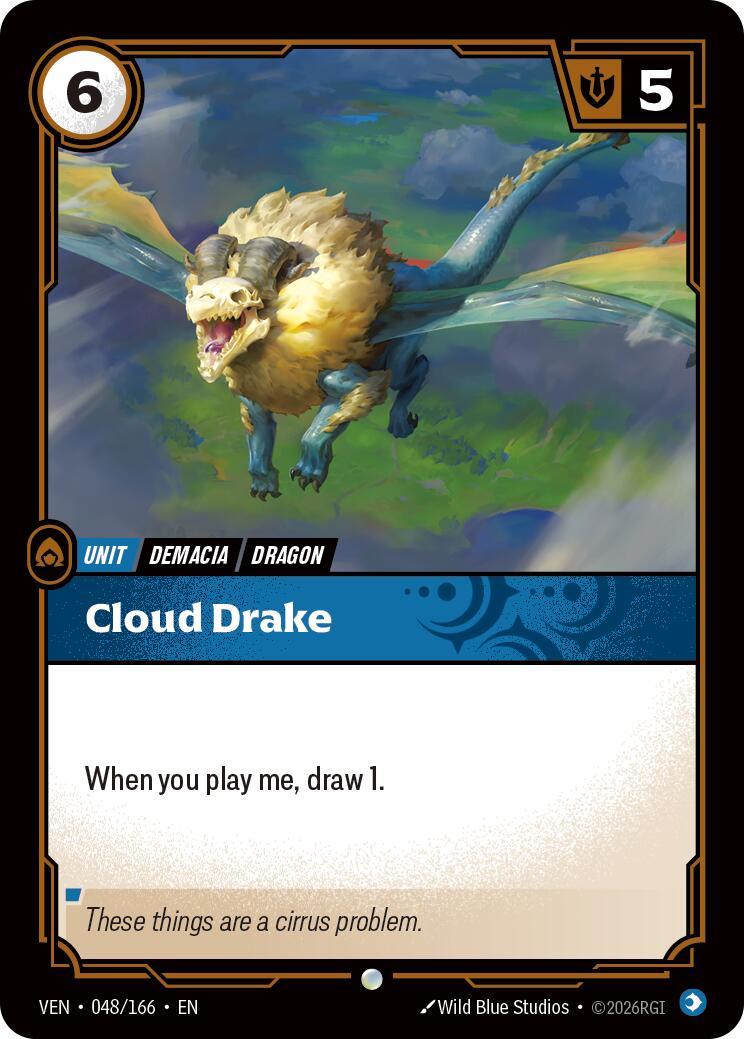 Riftbound: League of Legends Trading Card Game: Cloud Drake card image