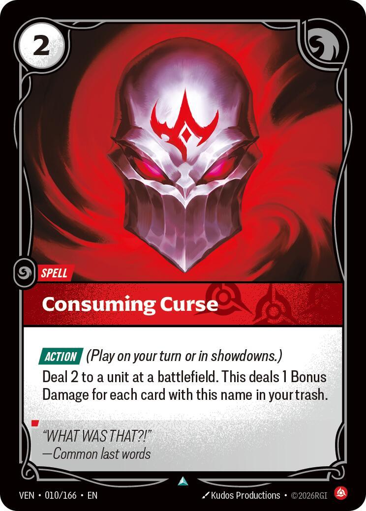 Riftbound: League of Legends Trading Card Game: Consuming Curse card image