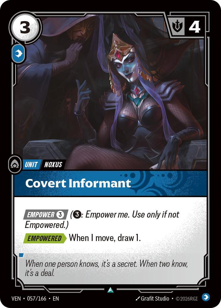 Riftbound: League of Legends Trading Card Game: Covert Informant card image