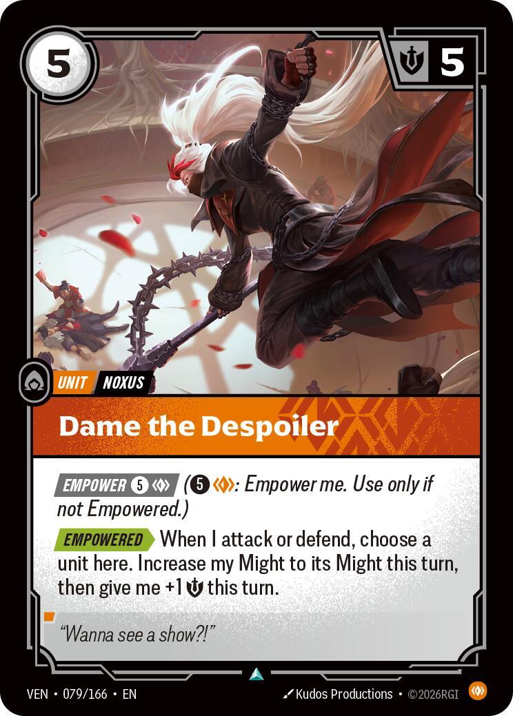 Riftbound: League of Legends Trading Card Game: Dame the Despoiler card image