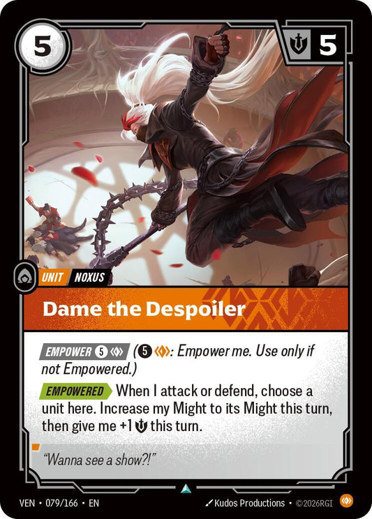 Riftbound: League of Legends Trading Card Game: Dame the Despoiler card image