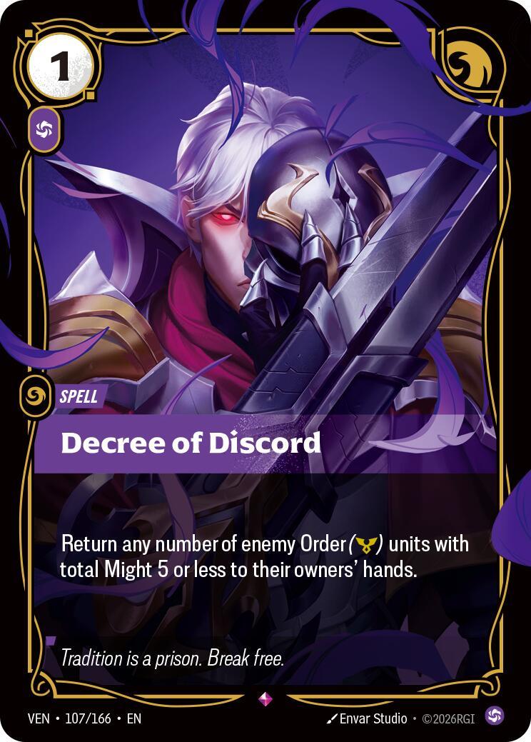 Riftbound: League of Legends Trading Card Game: Decree of Discord card image