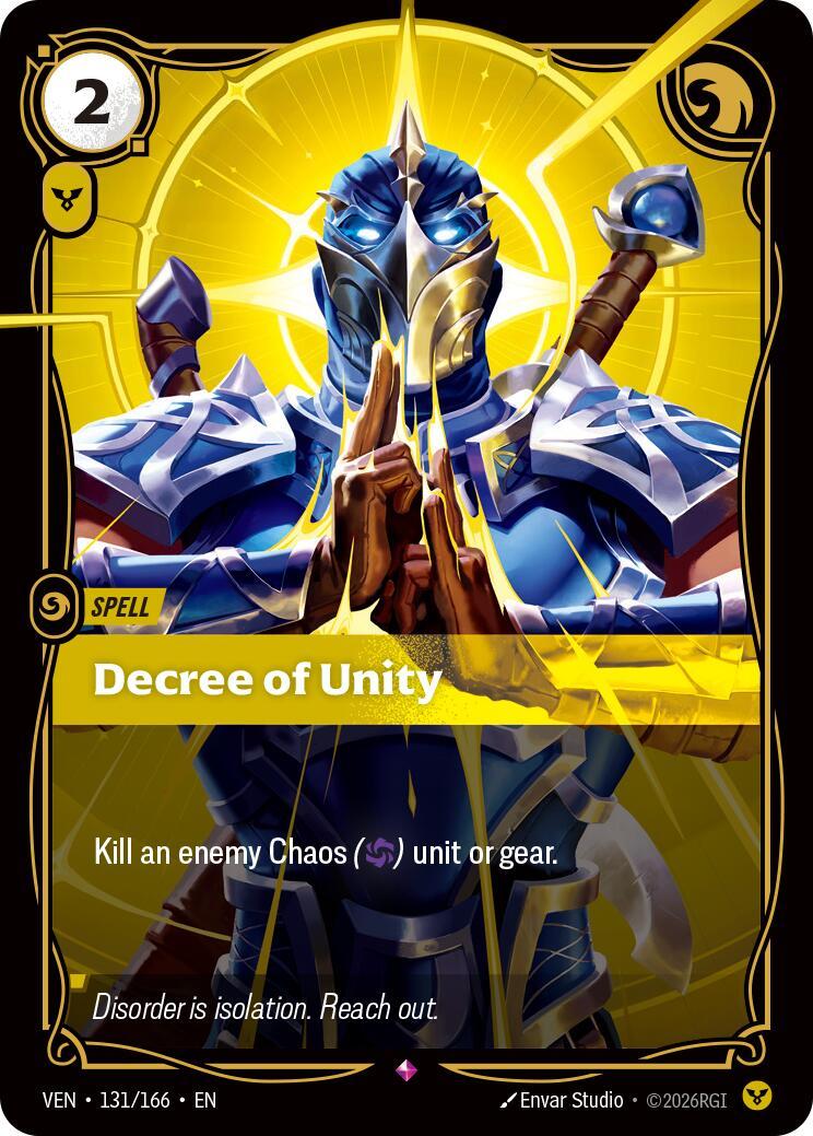 Riftbound: League of Legends Trading Card Game: Decree of Unity card image
