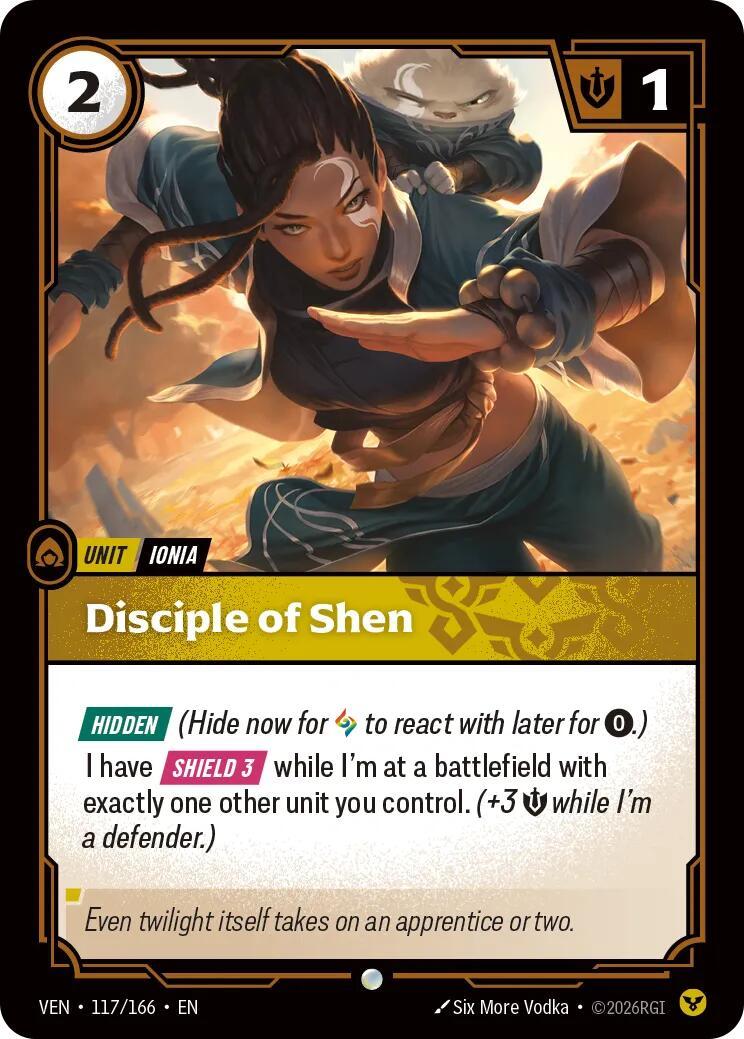 Riftbound: League of Legends Trading Card Game: Disciple of Shen card image