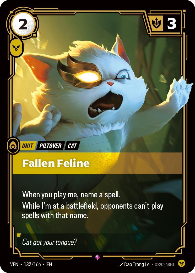 Riftbound: League of Legends Trading Card Game: Fallen Feline card image
