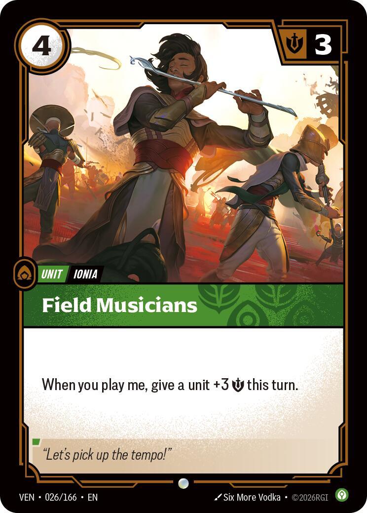 Riftbound: League of Legends Trading Card Game: Field Musicians card image