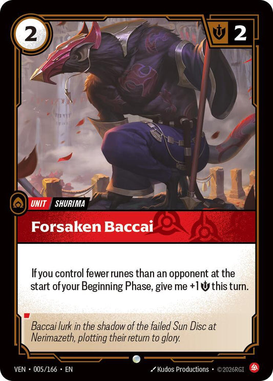 Riftbound: League of Legends Trading Card Game: Forsaken Baccai card image