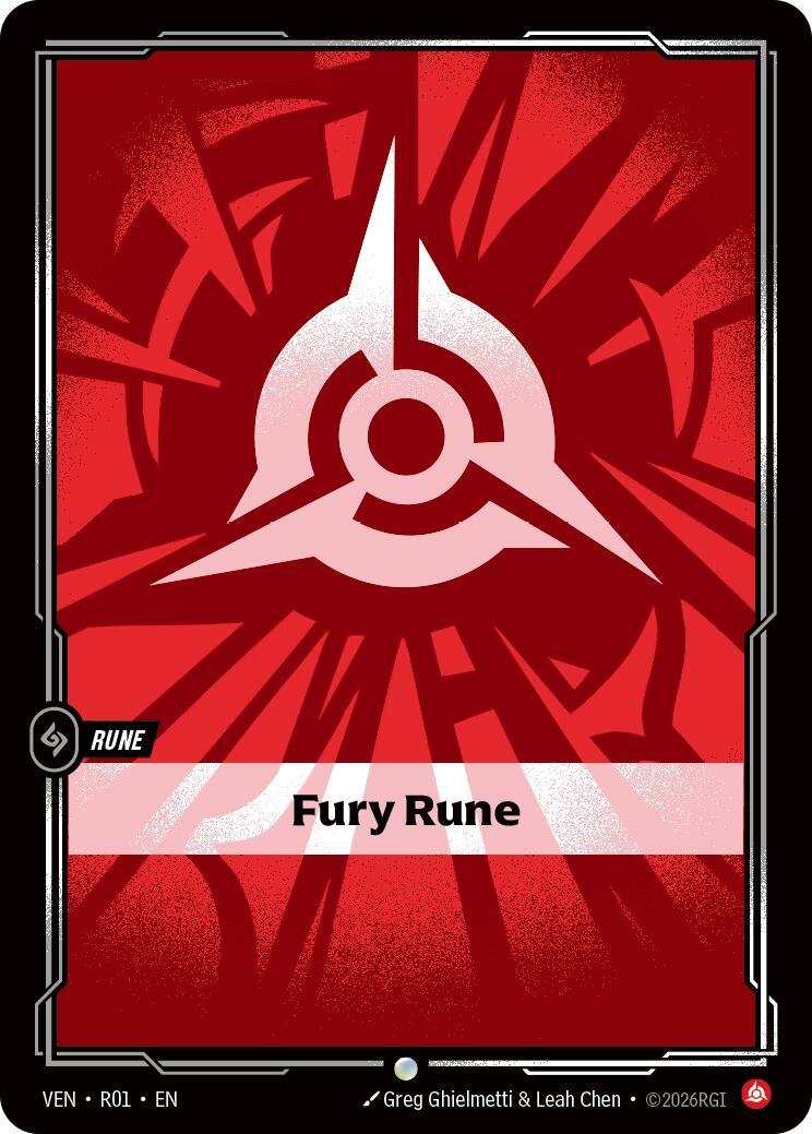 Riftbound: League of Legends Trading Card Game: Fury Rune card image