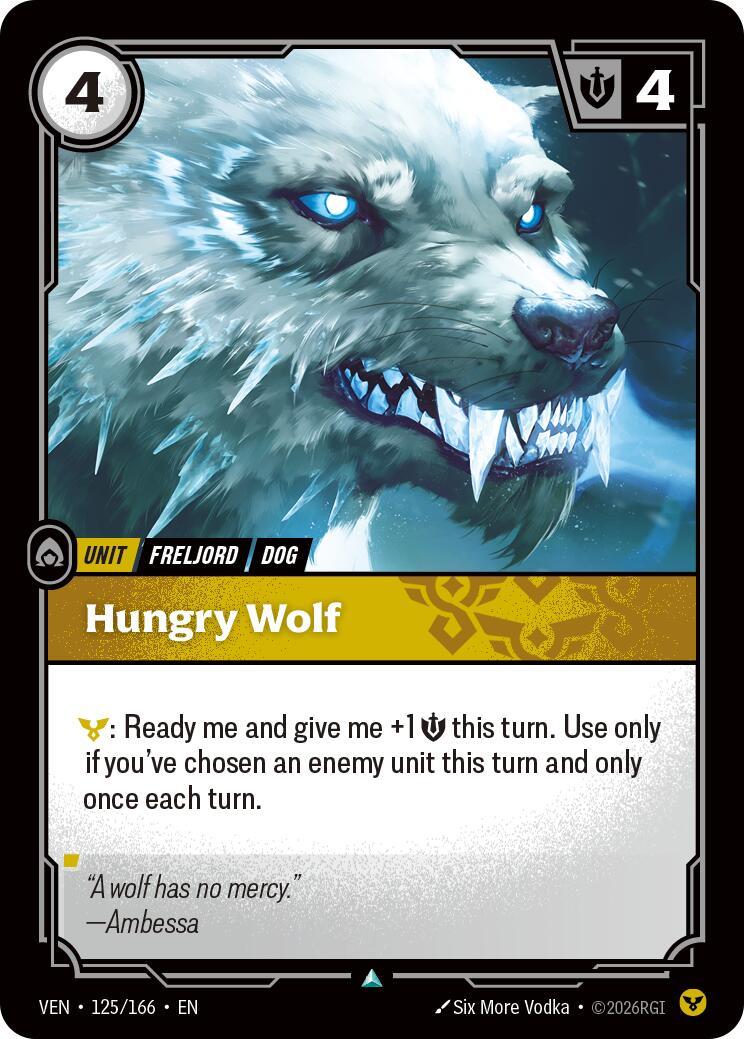Riftbound: League of Legends Trading Card Game: Hungry Wolf card image