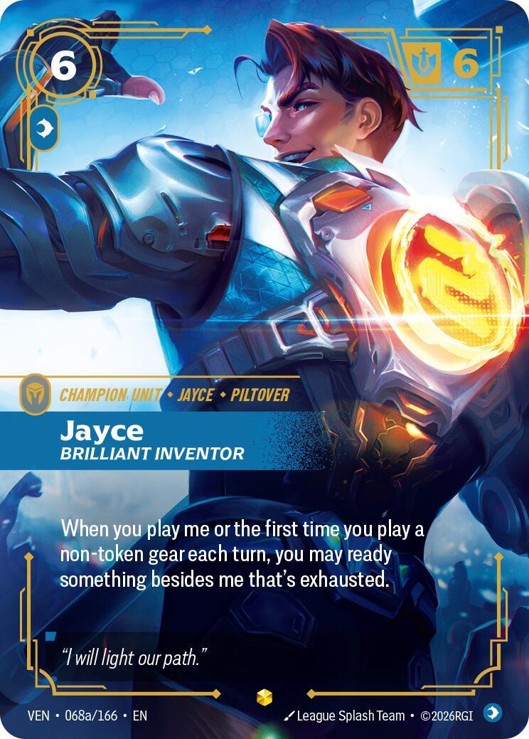 Riftbound: League of Legends Trading Card Game: Jayce - Brilliant Inventor (Alternate Art) card image