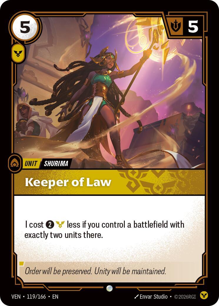 Riftbound: League of Legends Trading Card Game: Keeper of Law card image